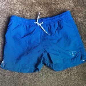 Blue Kids Swim Trunks